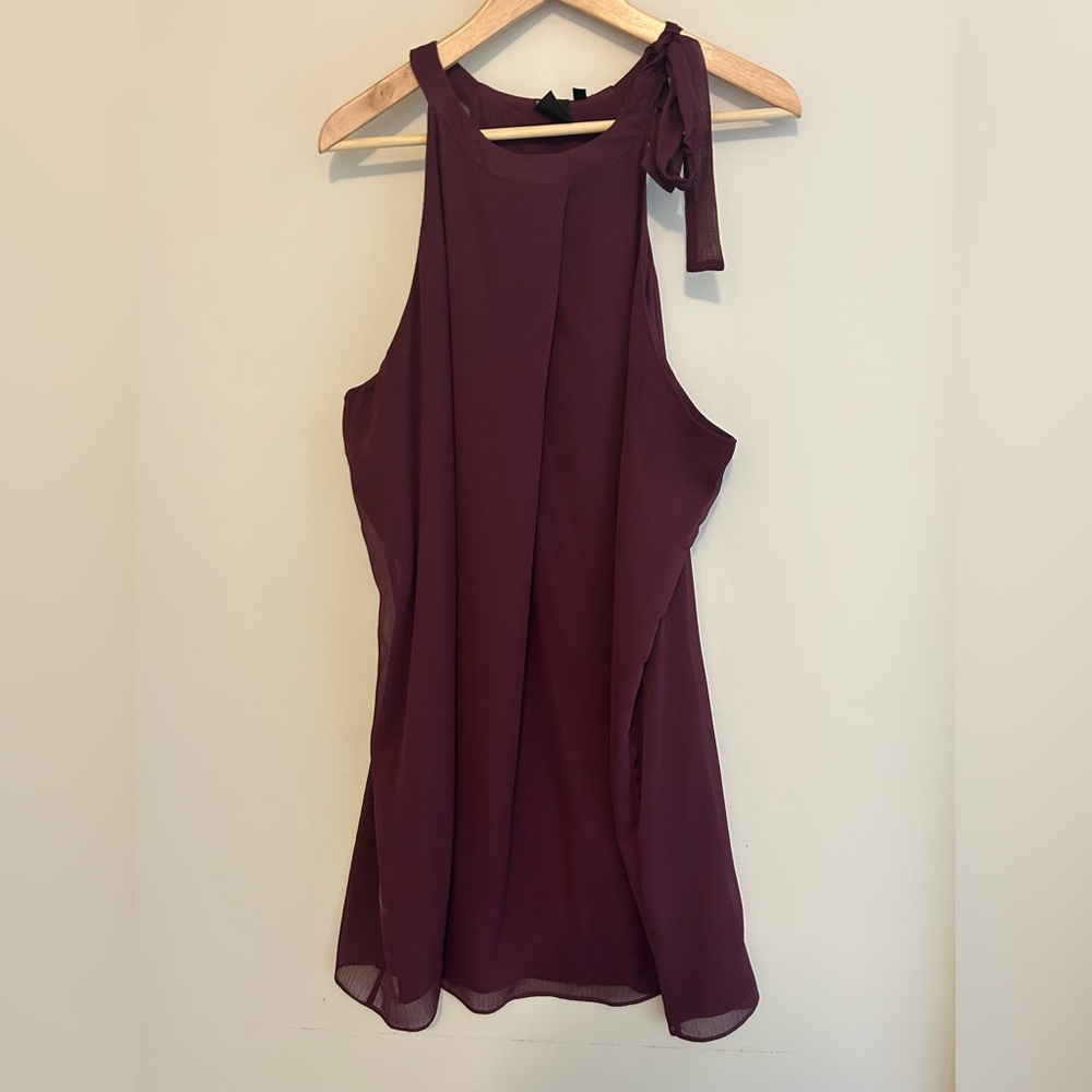 Rock & Shine by Reitmans Burgundy Dress Women’s Size XXL